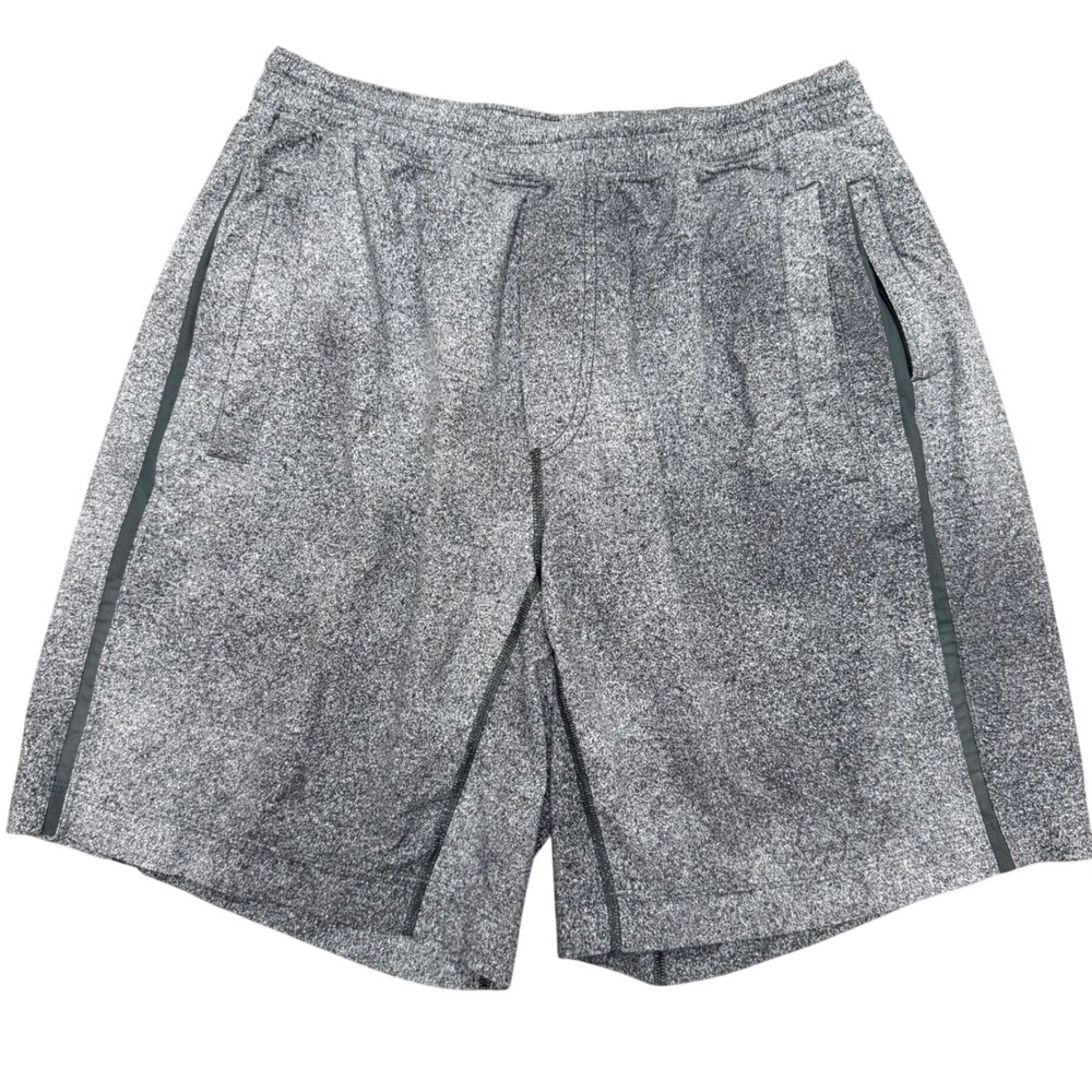 Lululemon Pace Breaker Shorts Mens Small Gray Lined 9" Inseam Running Training